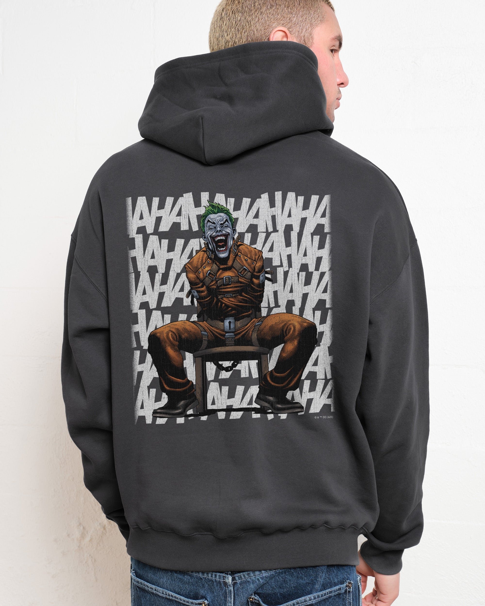 Joker Arkham Asylum Unisex Hoodie - Premium 340gsm Cotton Poly Blend Boxy Fit