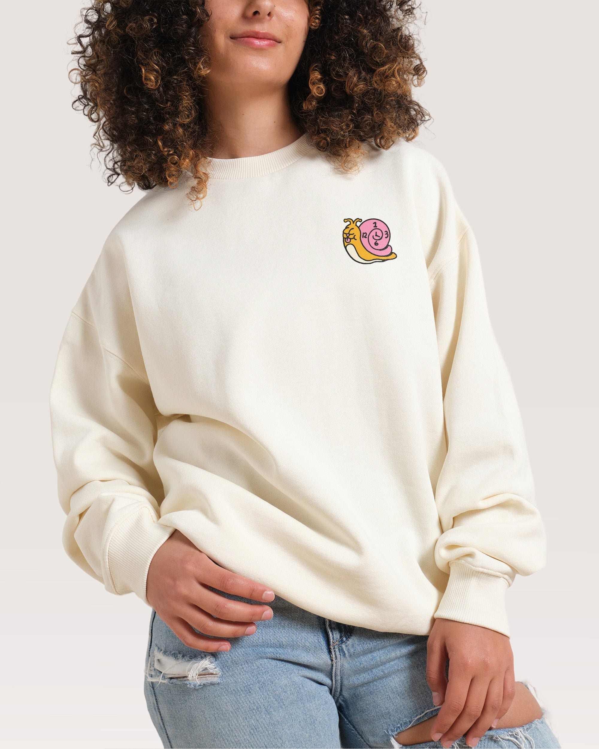Time is on My Side Front and Back Unisex Sweatshirt 80% Cotton 340gsm - My Sunbeam