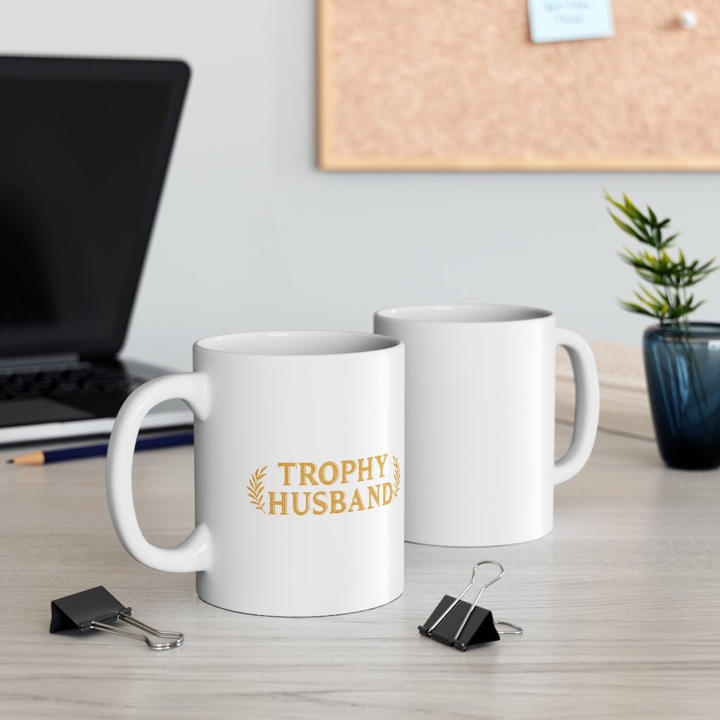 Trophy Husband Coffee Mug - White Ceramic Mug