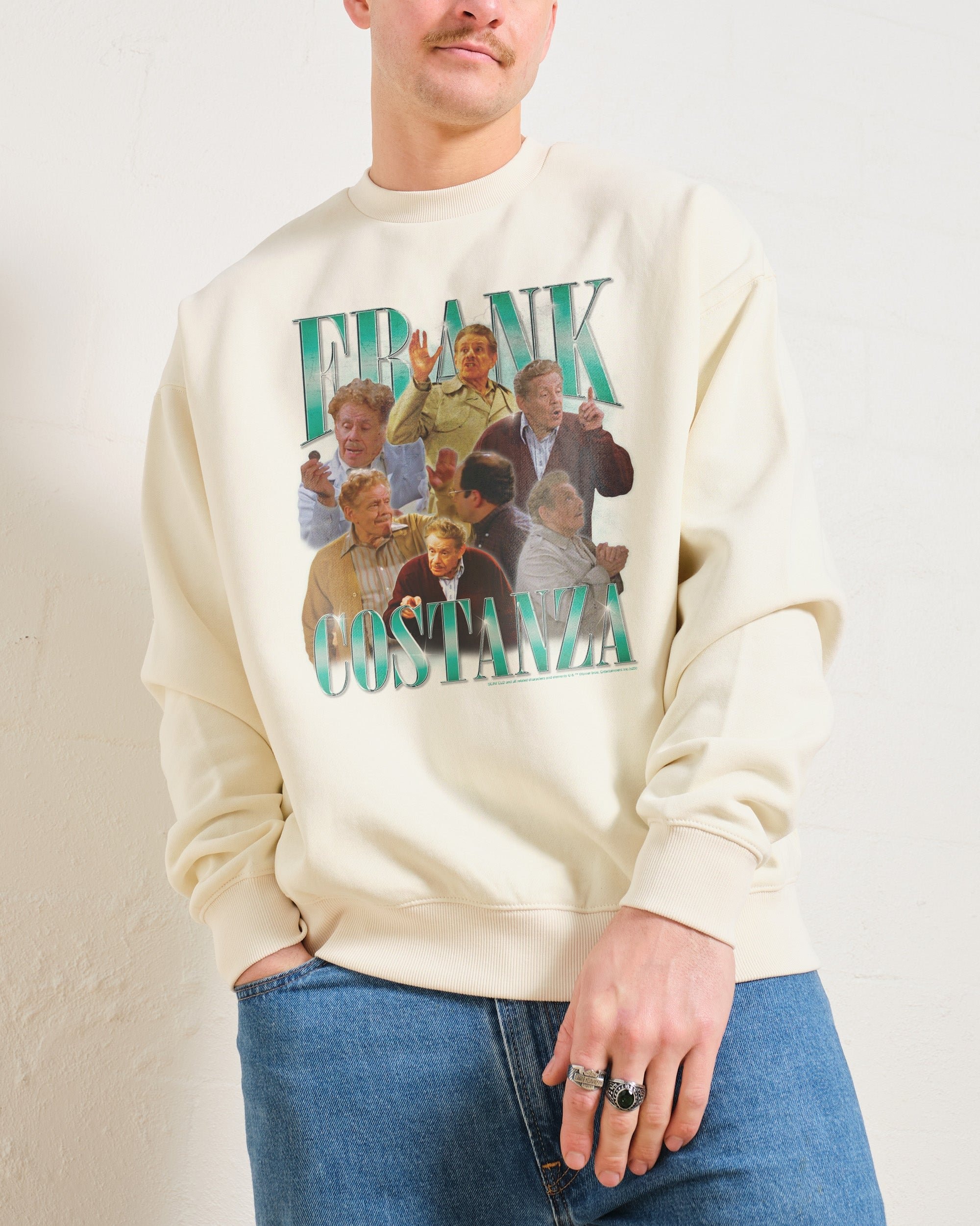 Vintage Frank Seinfeld Unisex Sweatshirt 80% Cotton 340gsm